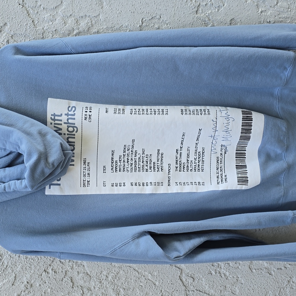 Taylor Swift Midnights Tour Album Taylor Fest Hoodie